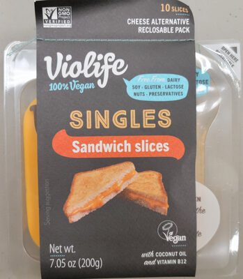Just Like American Cheese Alternative Sandwich Slices, Just Like American