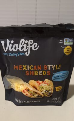 Mexican Style Cheese Alternative Shreds, Mexican Style