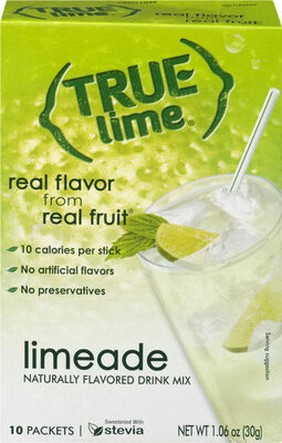 Naturally Flavored Drink Mix, Lime, Lime
