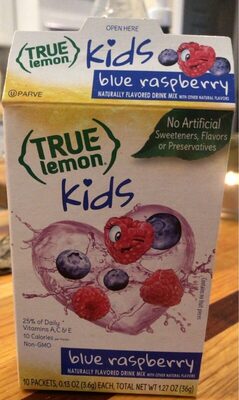 Blue Raspberry Flavored Drink Mix, Blue Raspberry