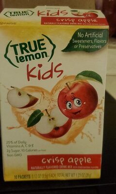Crisp Apple Flavored Kids Drink Mix, Crisp Apple