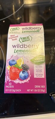 Wildberry Lemonade Flavored Drink Mix, Wildberry Lemonade