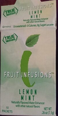 Lemon Mint Flavored Water Enhancer, Lemon Mint