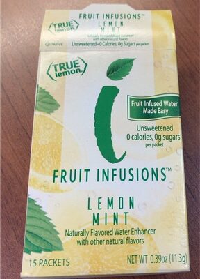 Lemon Mint Flavored Water Enhancer, Lemon Mint