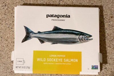 Lemon Pepper Wild Sockeye Salmon, Lemon Pepper