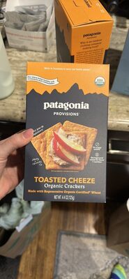Cheddar Cheeze Organic Vegan Crackers, Cheddar Cheeze