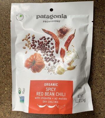 Spicy Red Bean Chili With Chipotle + Aji Molido Organic Dry Chili Mix, Spicy Red Bean Chili