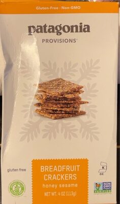 Honey Sesame Breadfruit Crackers, Honey Sesame
