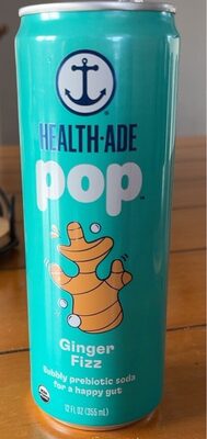 Ginger Fizz Prebiotic Soda, Ginger