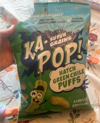 Hatch Green Chile Super Grains Puffs, Hatch Green Chile