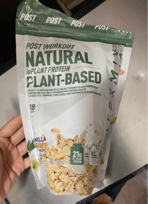 Post Workout Natural Ioplant Plant-Based Protein Powder, Vanilla Oat, Vanilla Oat