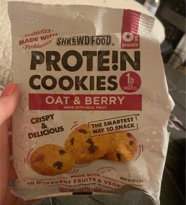 Oat & Berry Protein Cookies, Oat & Berry