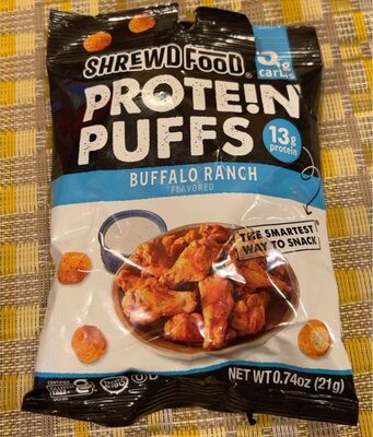 Buffalo Ranch Flavored Protein Puffs, Buffalo Ranch