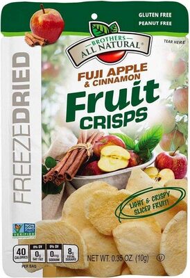 Fuji Apple & Cinnamon Freezedried Fruit Crisps, Fuji Apple & Cinnamon