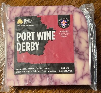 Port Wine Derby Cheese