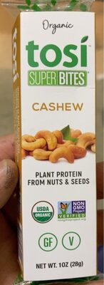Cashew Organic Crunchy Snack Bar, Cashew