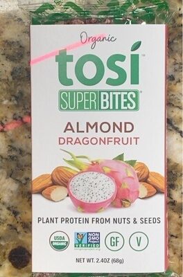Almond Dragonfruit Organic Plant Protein From Nuts & Seeds, Almond Dragonfruit