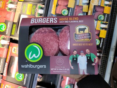 House Blend Juicy And Flavorful Beef Burgers, House Blend