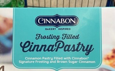 Frosting Filled Cinnapastry Cinnamon Pastry Filled With Cinnabon Signature Frosting And Brown Sugar Cinnamon, Frosting Filled Cinnapastry