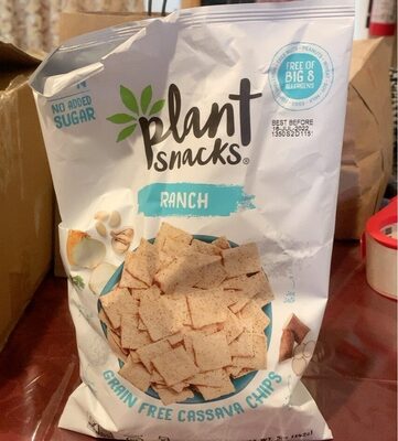 Ranch Grain Free Cassava Chips, Ranch