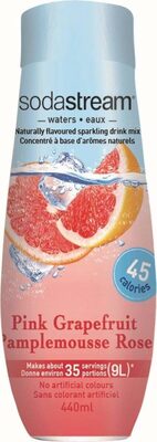 Sodastream, Sparkling Water Mix, Pink Grapefruit, Pink Grapefruit
