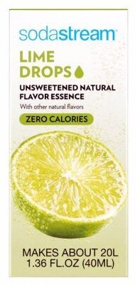 Lime Drops Unsweetened Natural Flavor Essence, Lime Drops