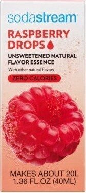 Raspberry Drops Unsweetened Natural Flavor Essence, Raspberry Drops