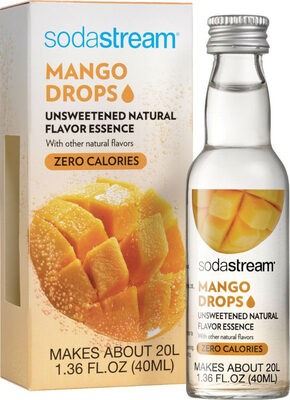 Unsweetened Natural Flavor Essence Mango Drops, Unsweetened