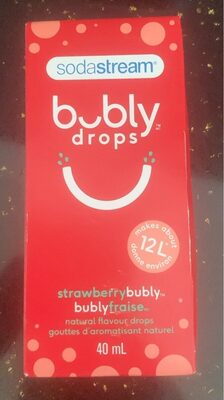 Strawberrybubly Strawberry Flavor Bubly Drops, Strawberry