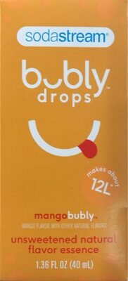 Mangobubly Bubly Drops, Mango