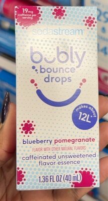 Blueberry Pomegranate Bubly Bounce Drops, Blueberry; Pomegranate
