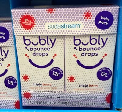 Triple Berry Caffeinated Unsweetened Flavor Essence Drops, Triple Berry