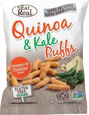 Jalapeno & Cheddar Quinoa & Kale Puffs, Jalapeno & Cheddar