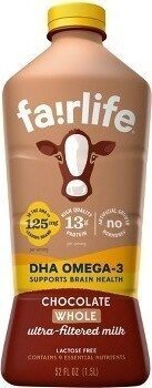 Chocolate Dha Omega-3 Whole Ultra-Filtered Milk, Chocolate