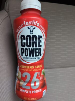 Complete Protein 26 G High Protein Milk Shake, Strawberry Banana, Strawberry Banana