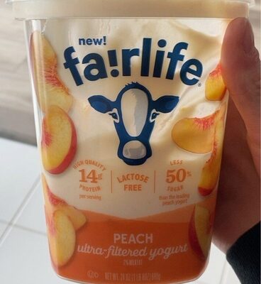 Peach Ultra-Filtered Yogurt, Peach
