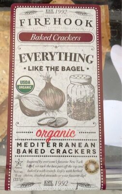 Everything Like The Bagel Organic Mediterranean Baked Crackers