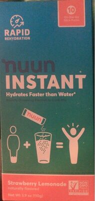 Strawberry Lemonade Instant Electrolyte Drink Mix, Strawberry Lemonade