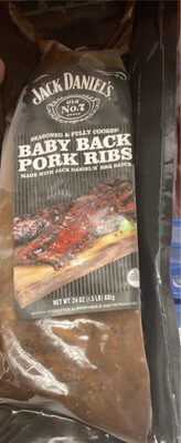 Seasoned & Fully Cooked Baby Back Pork Ribs With Jack Daniel's BBQ Sauce, Seasoned