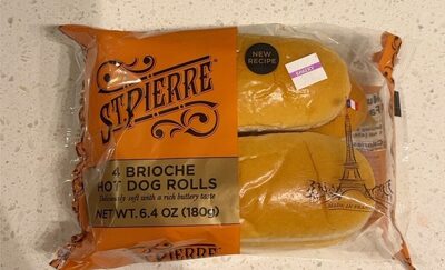 Brioche Hot Dog Rolls, Brioche