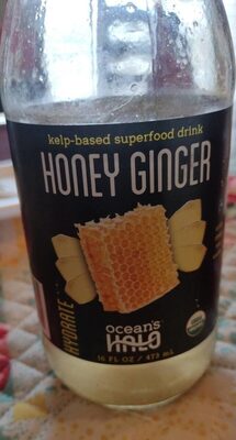 Honey Ginger Kelp-Based Superfood Drink, Honey Ginger