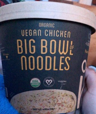 Vegan Chicken Big Bowl Of Noodles, Chicken