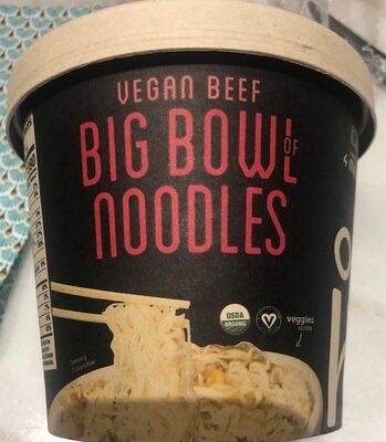 Vegan Beef Big Bowl Of Noodles, Beef