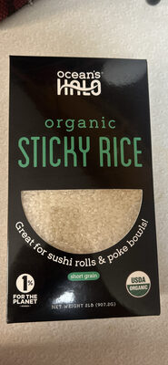 Organic Short Grain Sticky Rice