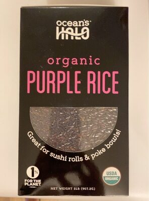 Purple Organic Rice, Purple
