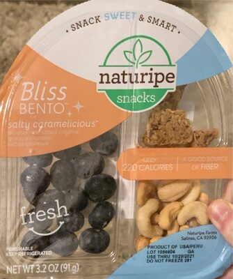 Salty Caramelicious Blueberries, Salted Caramel Granola Clusters, Salted Cashews Snacks, Salty Caramelicious