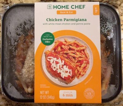 Chicken Parmigiana With Rotini Pasta, Chicken Parmigiana
