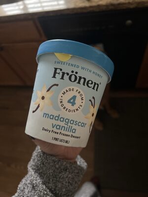 Madagascar Vanilla Dairy Free Frozen Dessert, Madagascar Vanilla