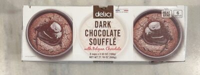 Dark Chocolate Souffle With Belgian Chocolate, Dark Chocolate
