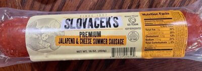 Jalapeno & Cheese Premium Summer Sausage, Jalapeno & Cheese